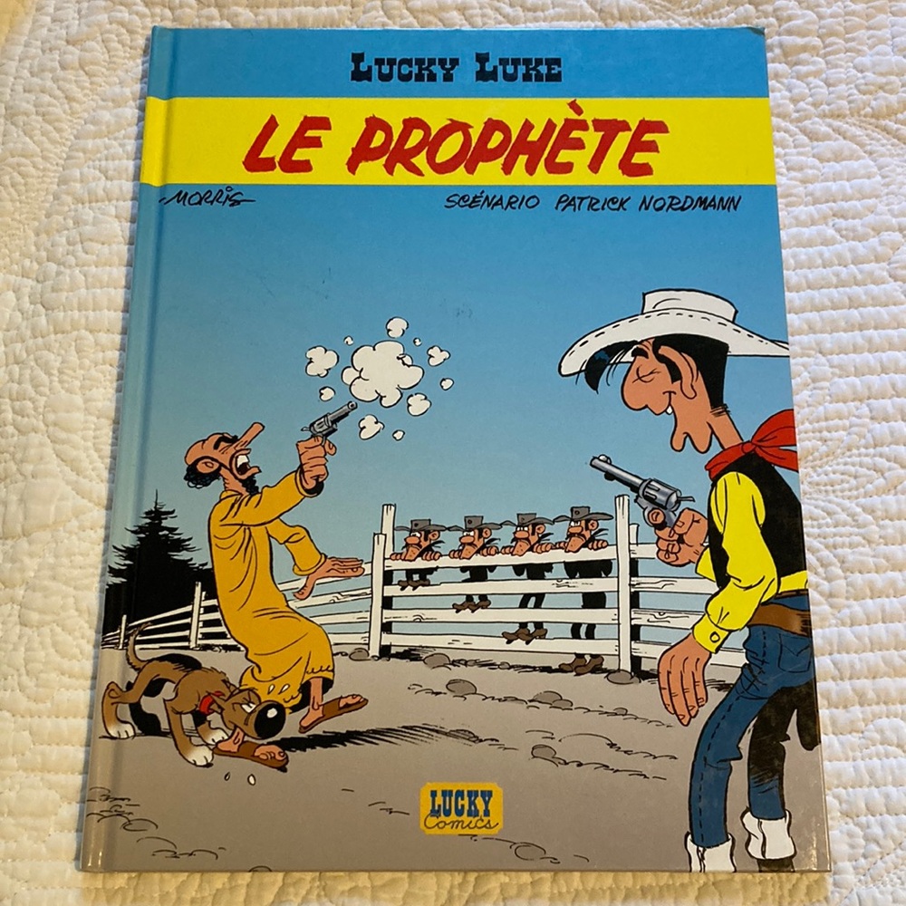 2000 Lucky Luke “Le Prophète” French comic book hardcover